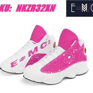 Women's E=M/C2 Ballers Edition PINK PU Leather Basketball Shoes sneakers active